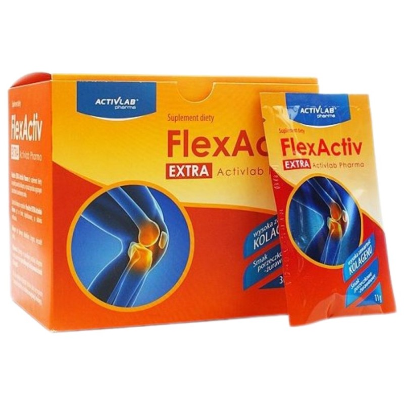 Activlab Pharma FlexActiv Extra, porzeczka-żurawina - 30 saszetek