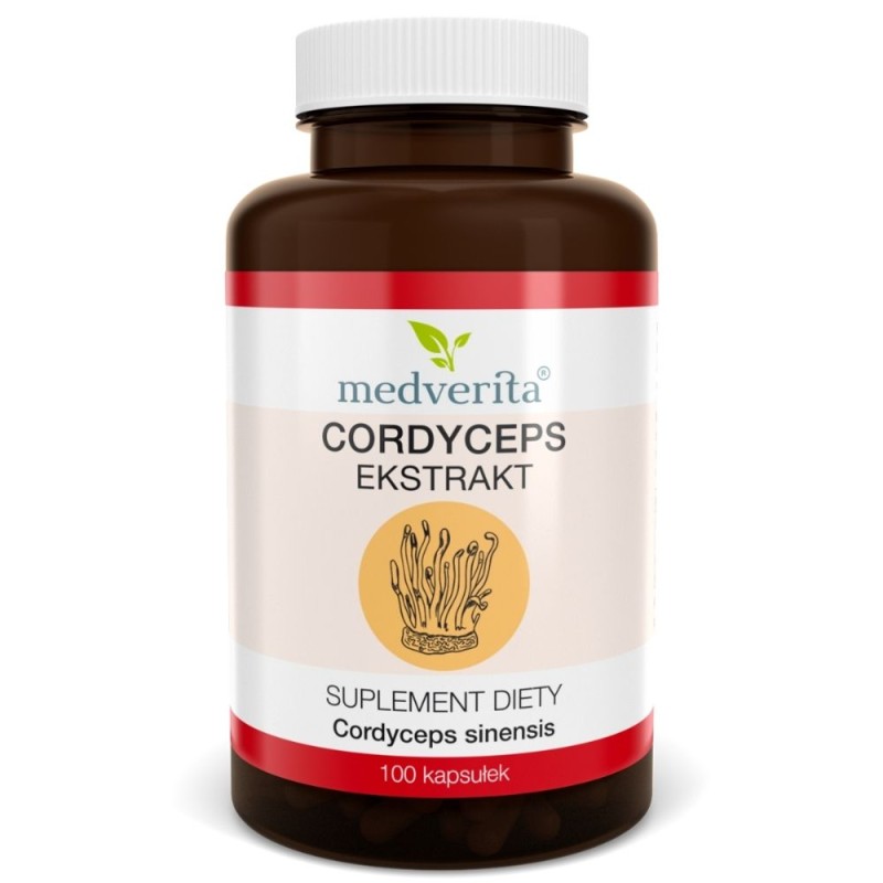 Medverita Cordyceps (Maczużnik chiński) 500 mg - 100 kapsułek