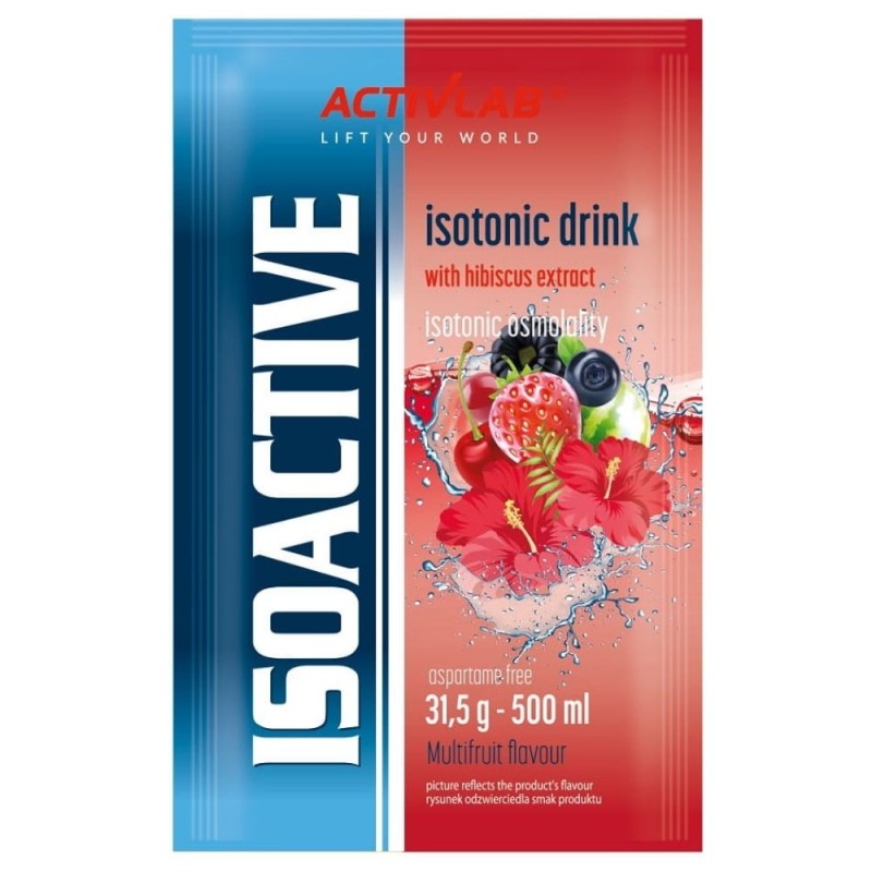 Activlab Isoactive Izotonik funkcjonalny z hibiskusem, wieloowocowy - 31,5 g