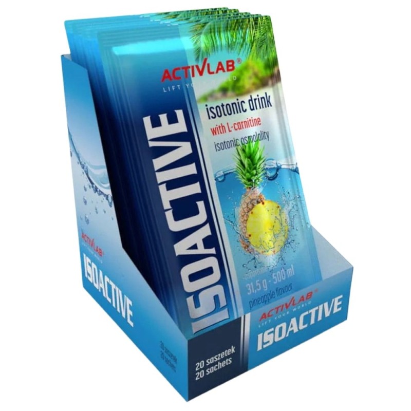 Activlab Isoactive z L-karnityną, ananas 20x31,5 g