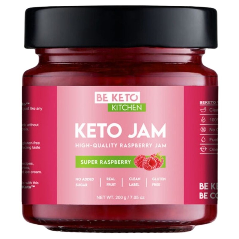 BeKeto Keto dżem Super Malina - 200 g