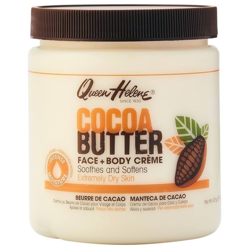 Queen Helene Cocoa Butter Krem z masłem kakaowym do twarzy i ciała - 425 g