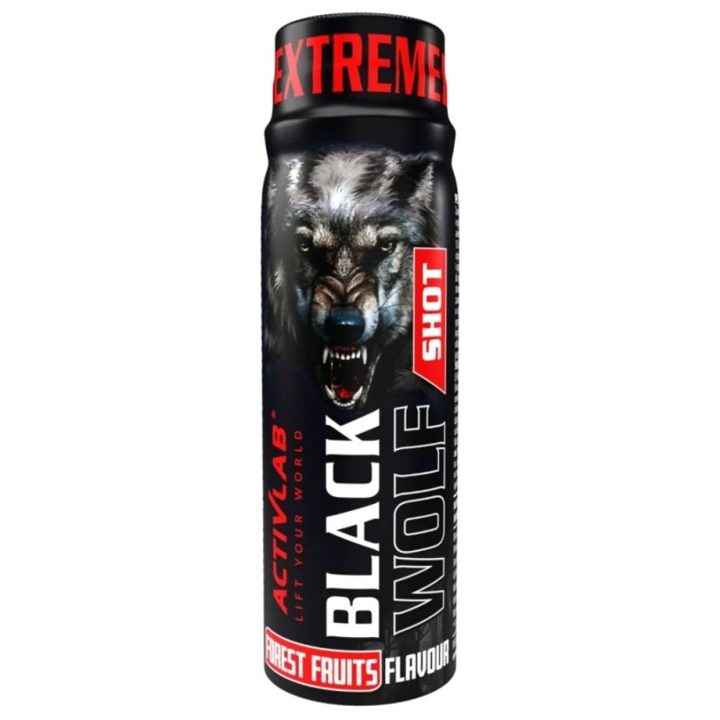 Activlab Black Wolf Shot przedtreningowy, owoce leśne - 80 ml