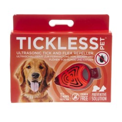 Tickless Pet Ultradźwiękowa ochrona przed kleszczami - Pomarańczowy
