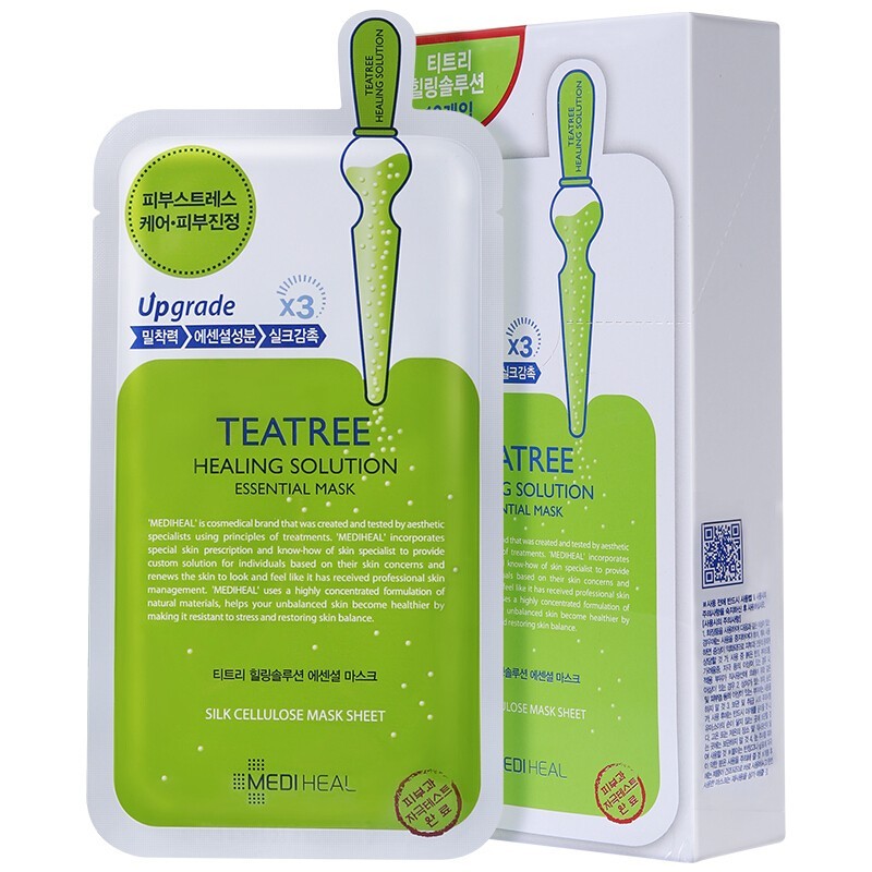 Mediheal TeaTree Maska do twarzy kojąco-ujędrniająca
