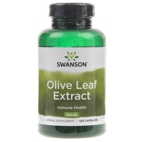 Swanson Liście Oliwy ekstrakt (Olive Leaf) 500mg - 60 kapsułek