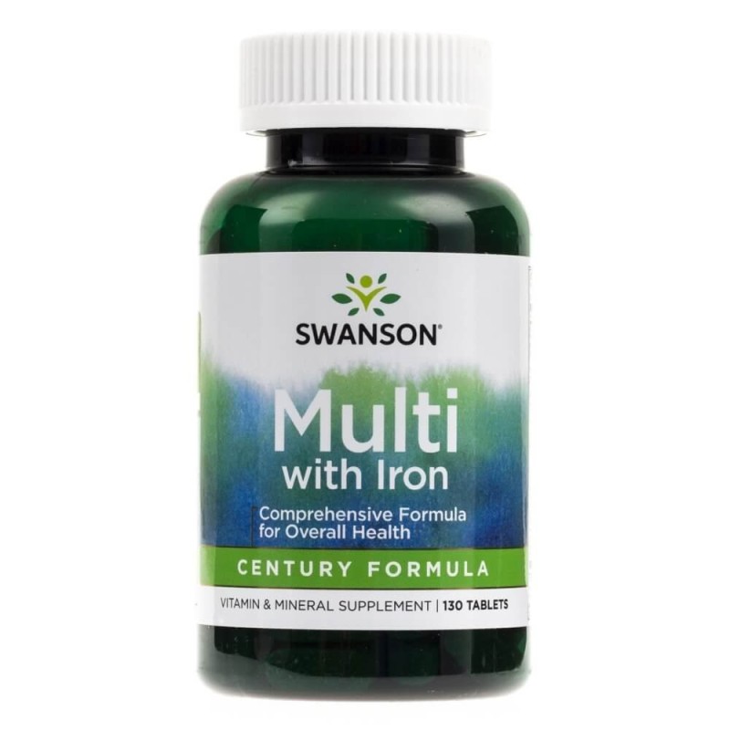 Swanson Century Formula żelazem - 130 tabletek