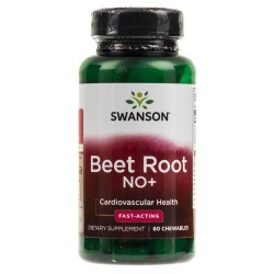 Swanson Beet Root NO+ - 60 tabletek do ssania