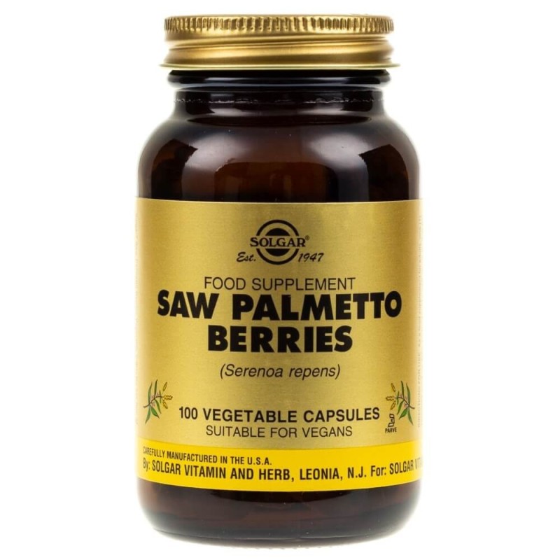 Solgar Saw Palmetto Berries (Palma Sabałowa) - 100 kapsułek