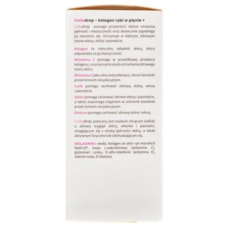 Aura Herbals Colladrop - Kolagen rybi NatiCol® + Wit. C - 500 ml