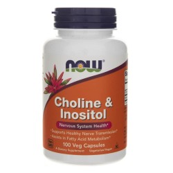 Now Foods Cholina i Inozytol 500 mg - 100 kapsułek