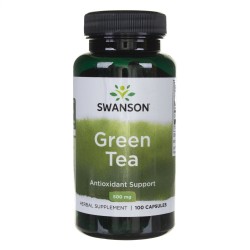 Swanson Green Tea (Zielona Herbata) 500 mg - 100 kapsułek