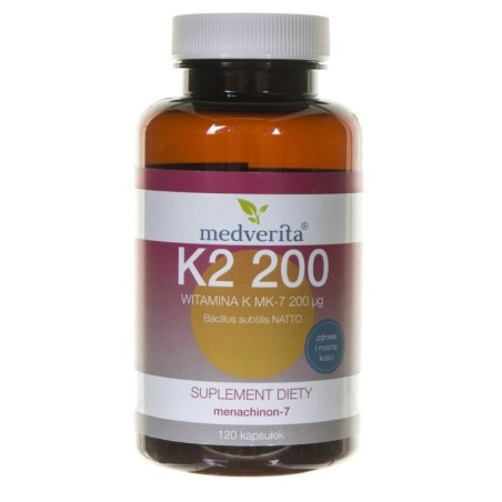 Medverita Witamina K Vitamk7® (menachinon-7) 200 µg - 120 kapsułek