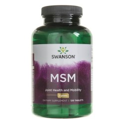 Swanson MSM TruFlex (siarka organiczna) 1500 mg - 120 tabletek